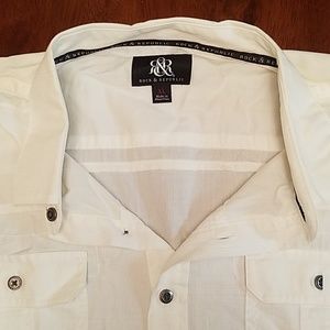 Rock & Republic short sleeve white button down
